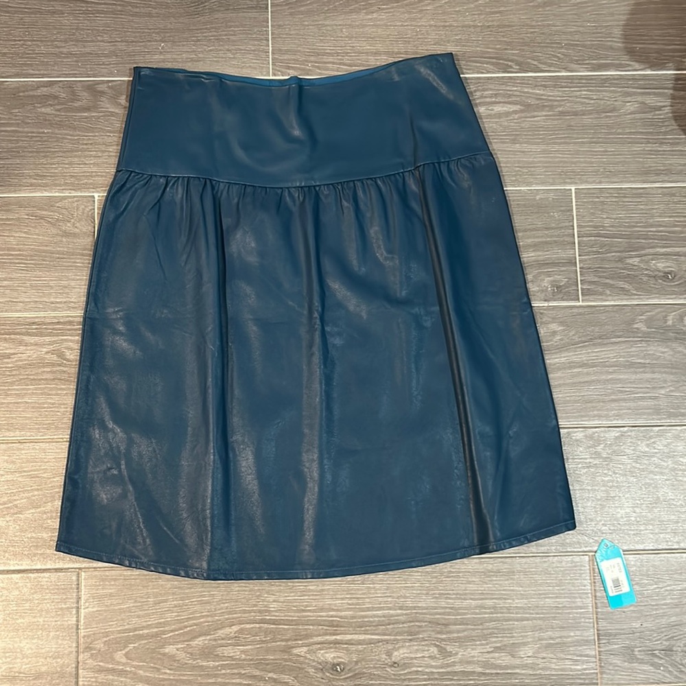 Brand new faux leather skirt size XL/8/10